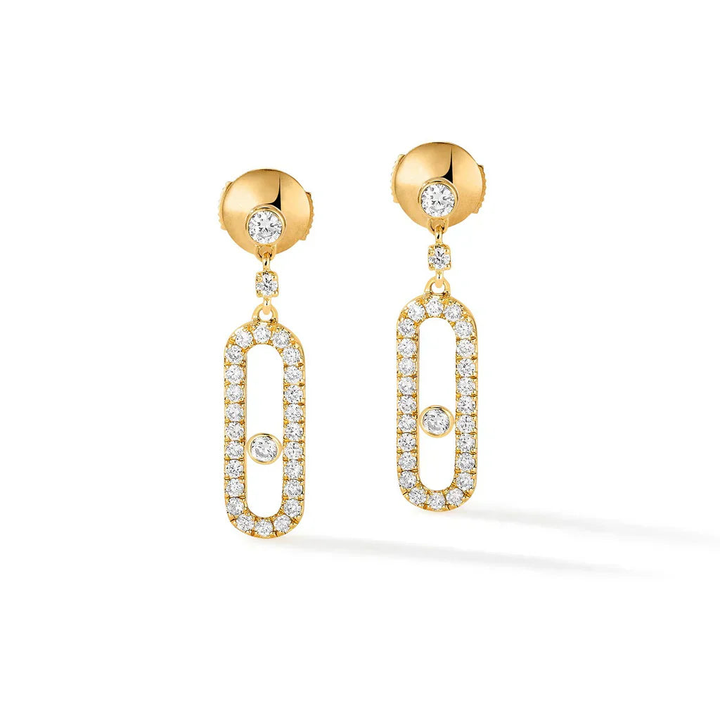 2 Messika Move Uno stud earrings