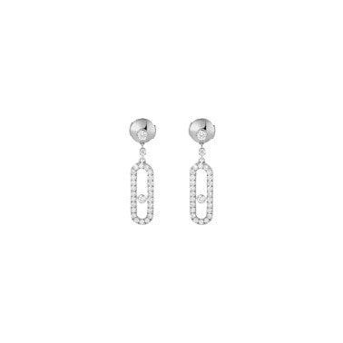 2 Messika Move Uno stud earrings