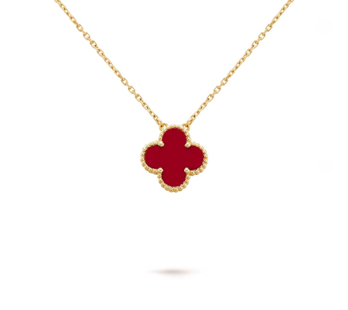 VAN CLEEF NECKLACE SINGLE CLOVER