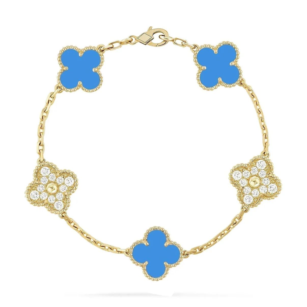 1 VINTAGE VCA BRACELET (18K Yellow Gold/Rose Gold Plated)
