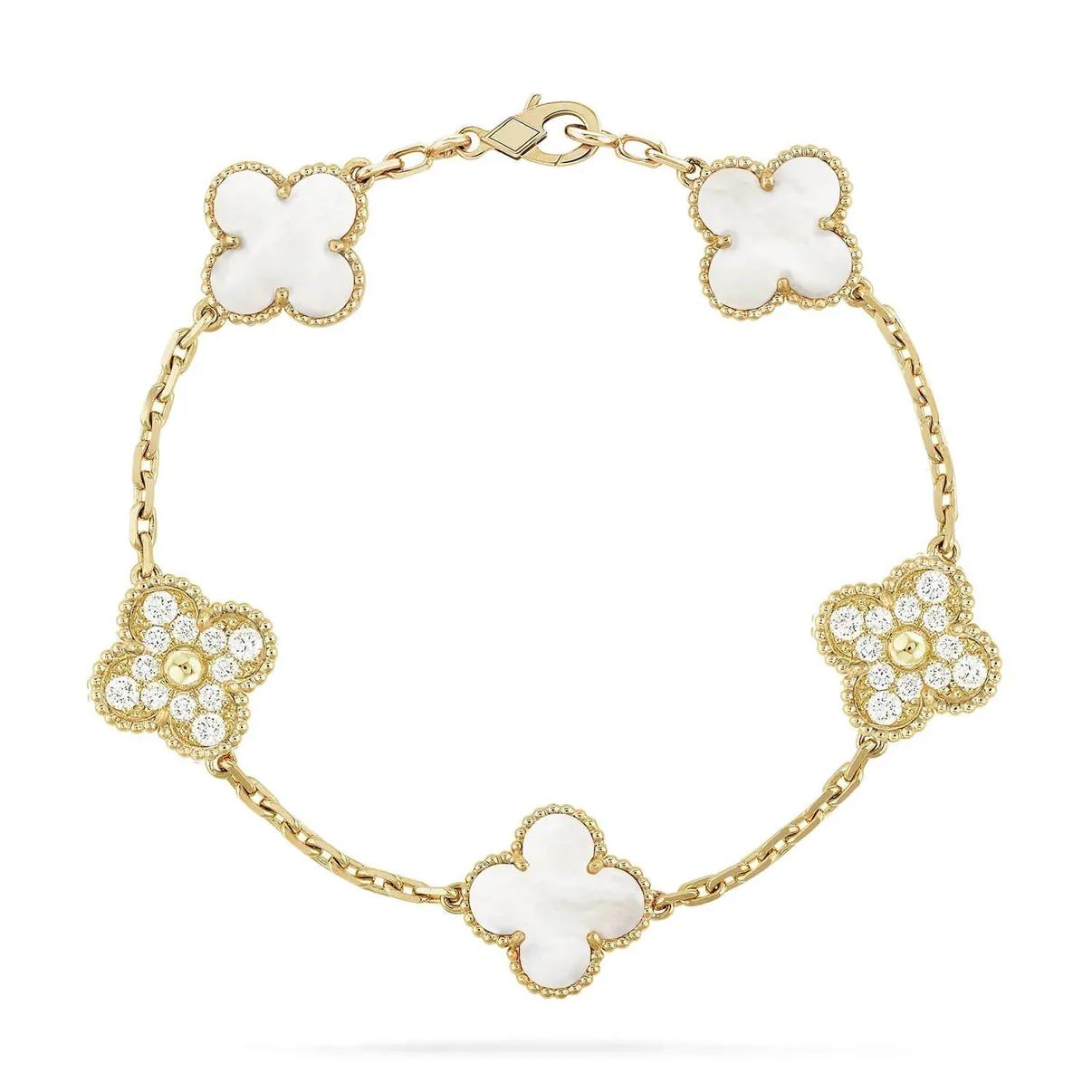 1 VINTAGE VCA BRACELET (18K Yellow Gold/Rose Gold Plated)