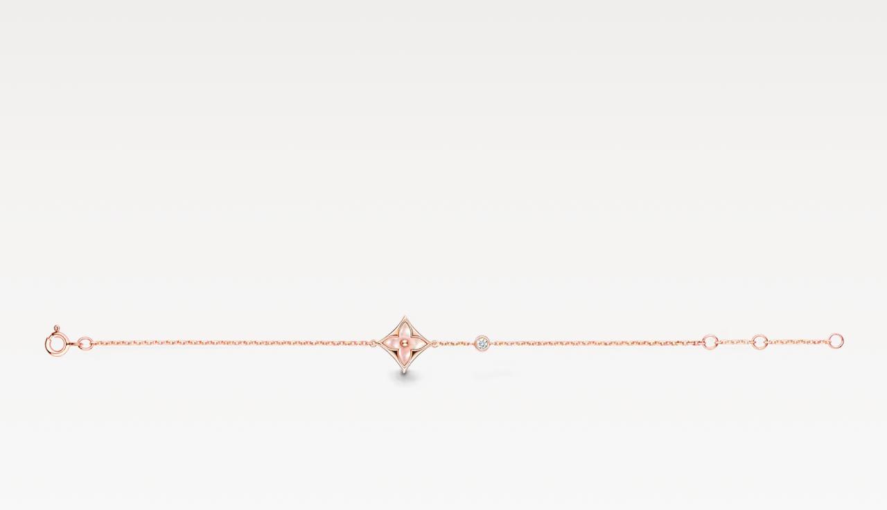 LOUIS VUITTON COLOUR BLOSSOM BB STAR BRACELET PINK SHELL