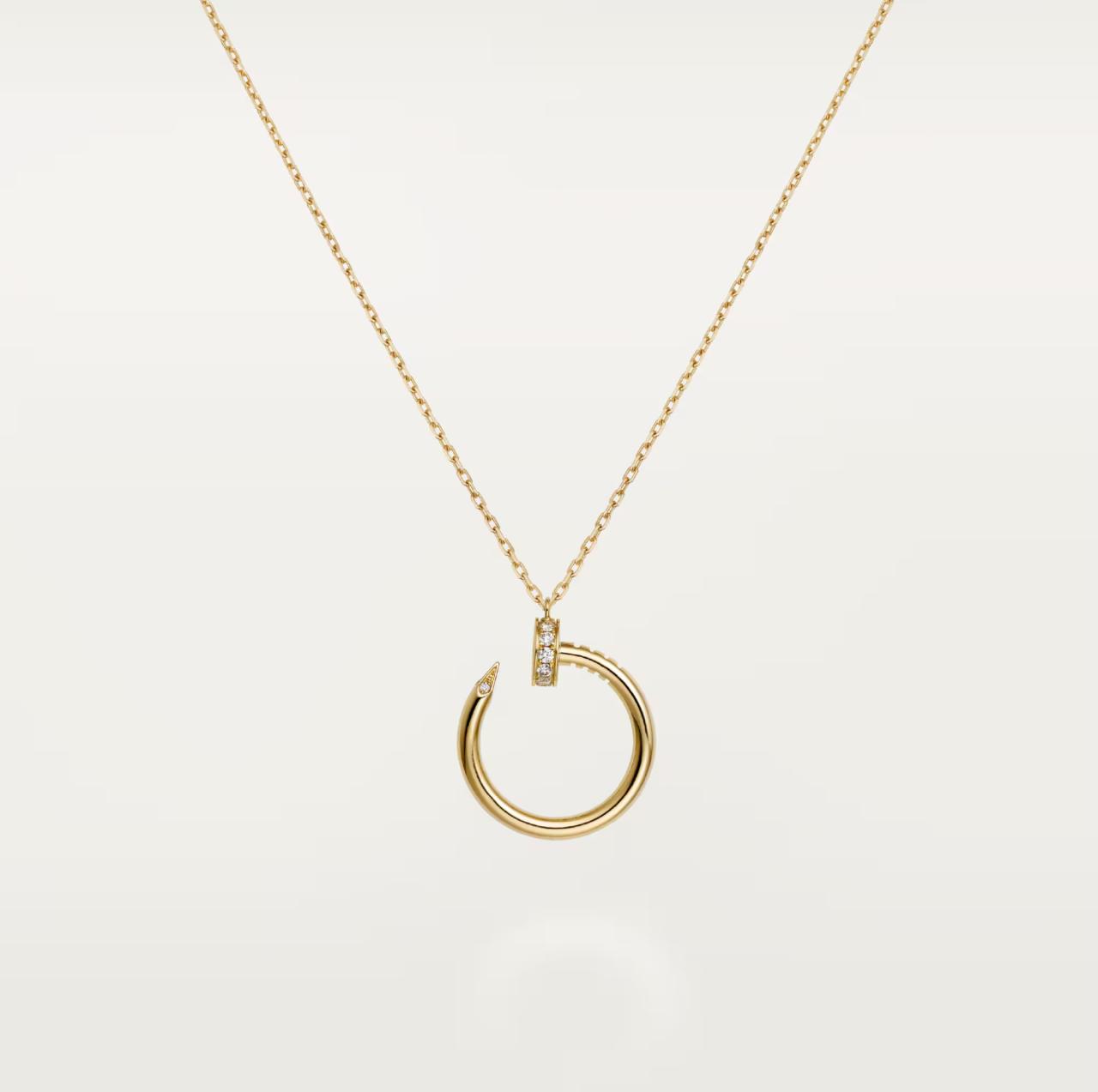 2 C.ARTIER JUSTE UN CLOU PENDANT (18K YELLOW GOLD PLATED)