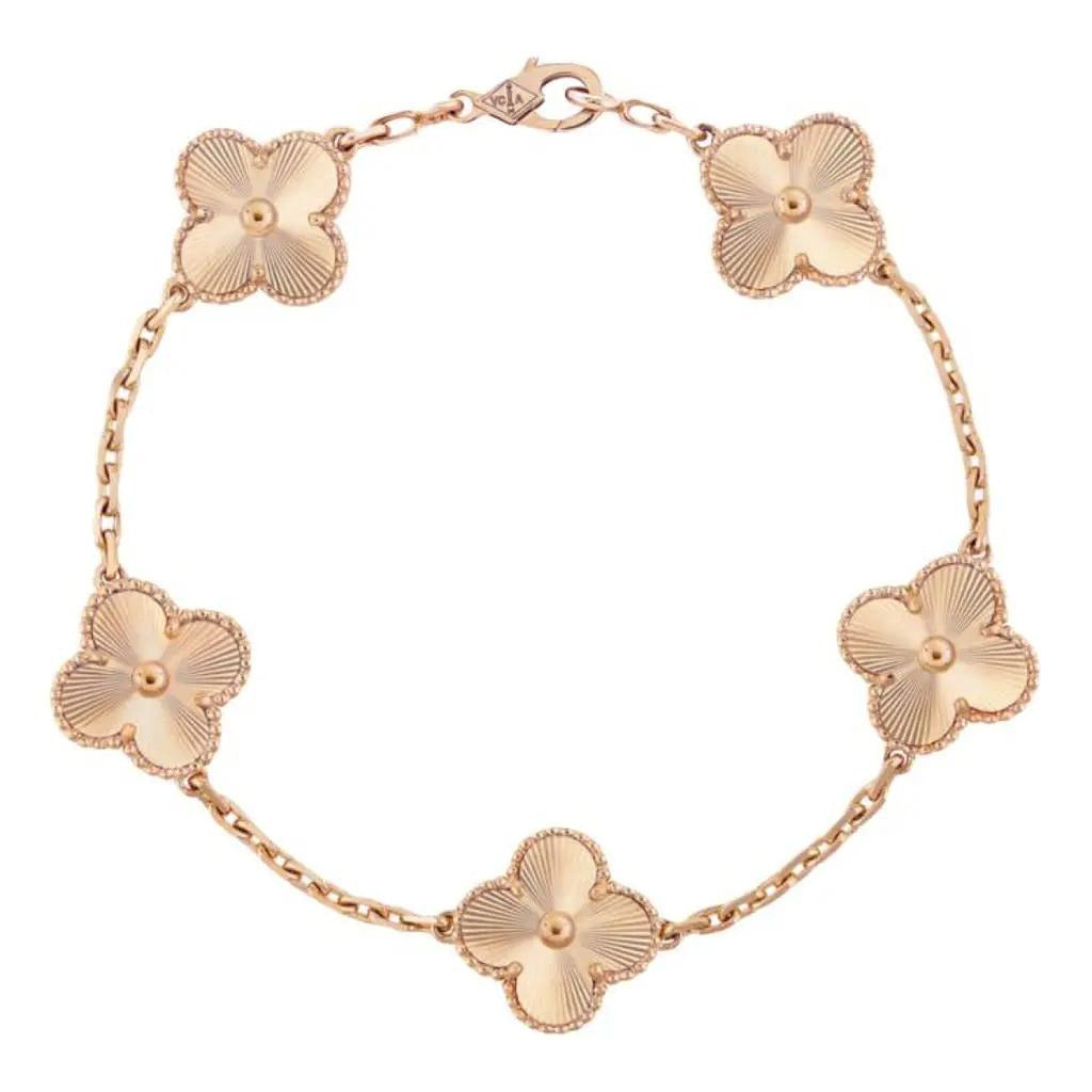 1 VINTAGE VCA BRACELET (18K Yellow Gold/Rose Gold Plated)