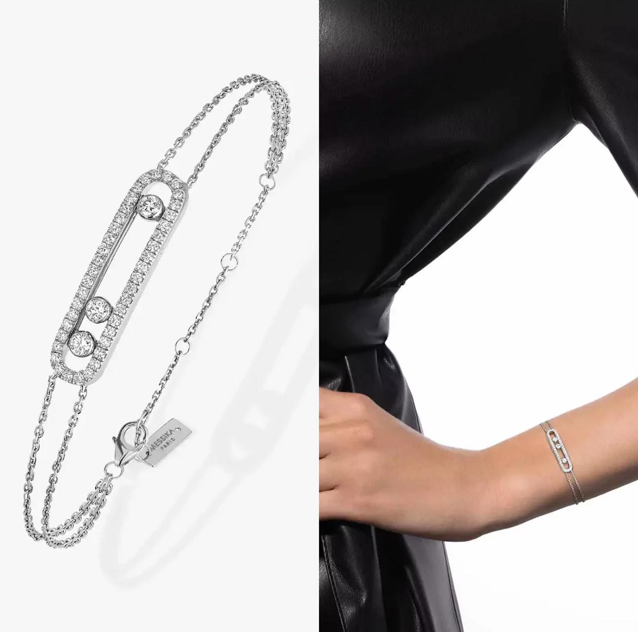1 M.ESSIKA MOVE CLASSIC DIAMOND BRACELET (YELLOW GOLD/ROSE GOLD/WHITE GOLD PLATED)