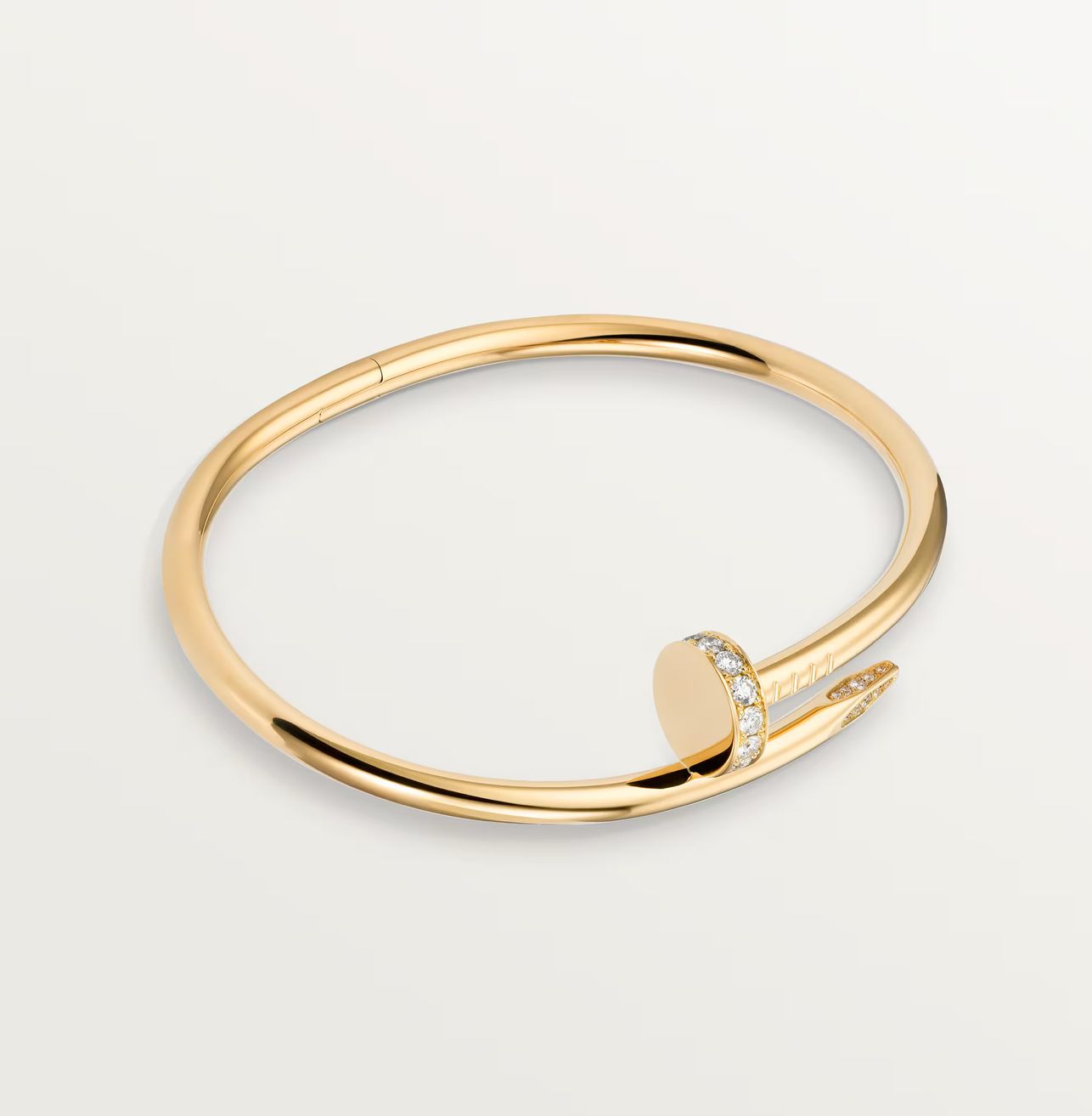 2 C.ARTIER JUSTE UN CLOU BRACELET (18K YELLOW GOLD/ROSE GOLD/WHITE GOLD PLATED)