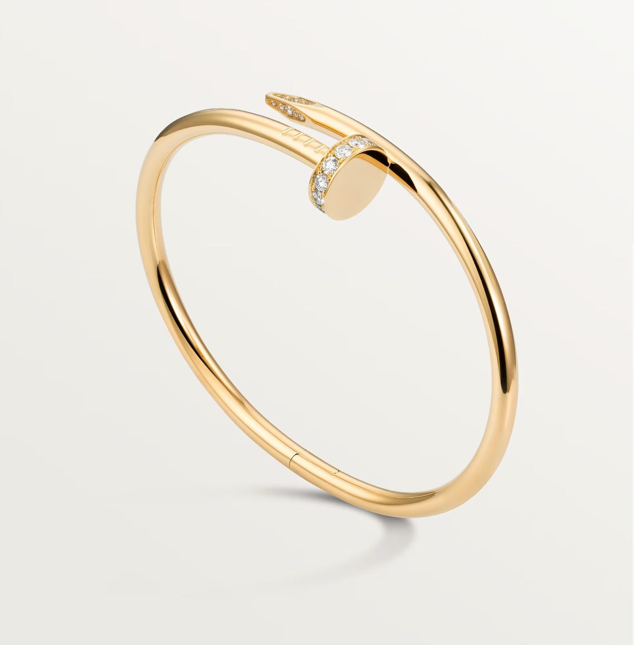2 C.ARTIER JUSTE UN CLOU BRACELET (18K YELLOW GOLD/ROSE GOLD/WHITE GOLD PLATED)