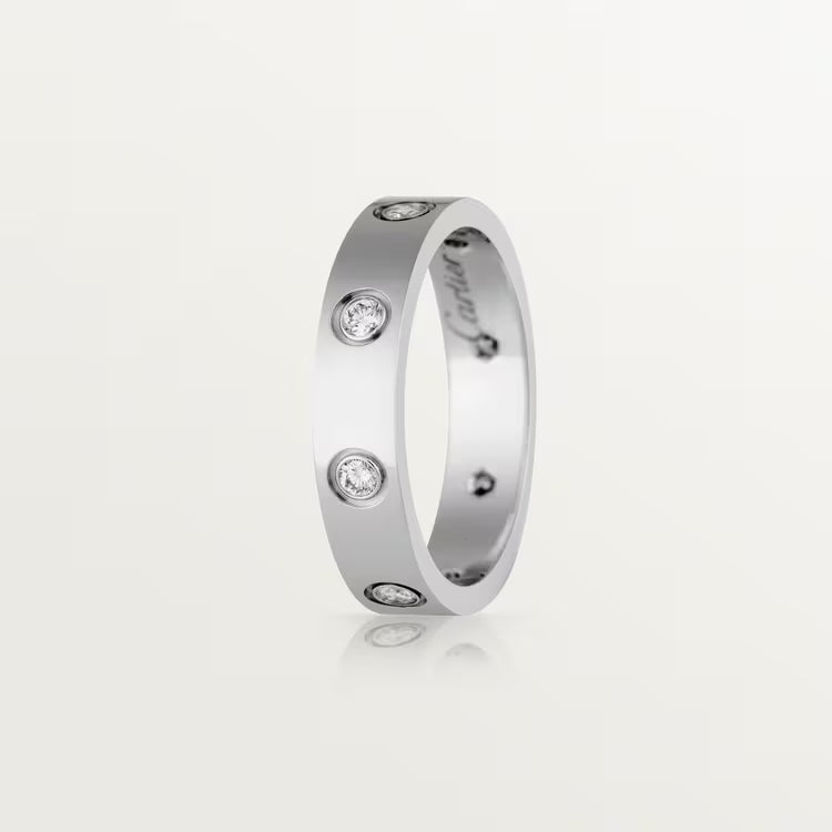 CARTIER 8-DIAMOND LOVE WEDDING RING
