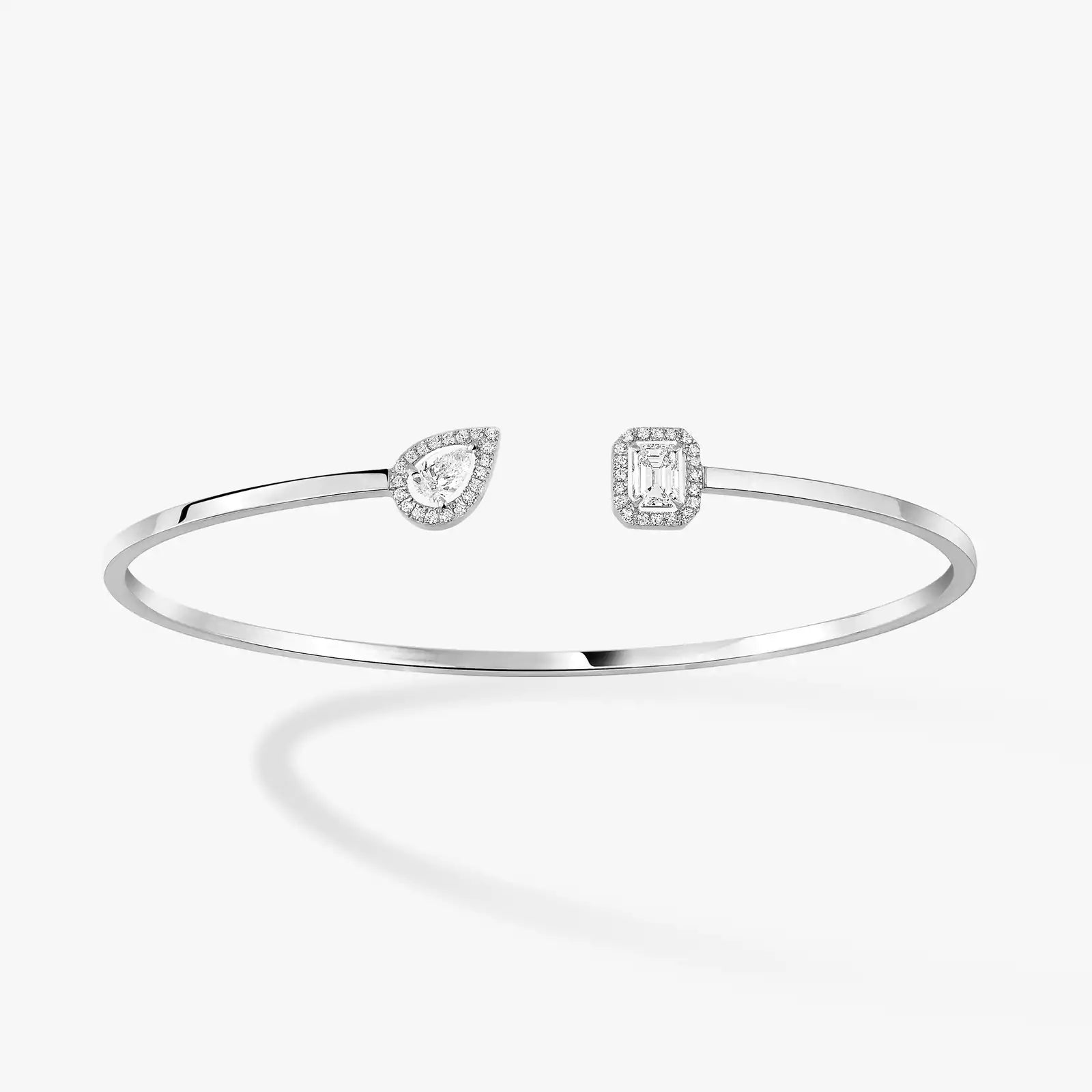 2 Messika My Twin toi & moi thin bangle 2x 0.15ct