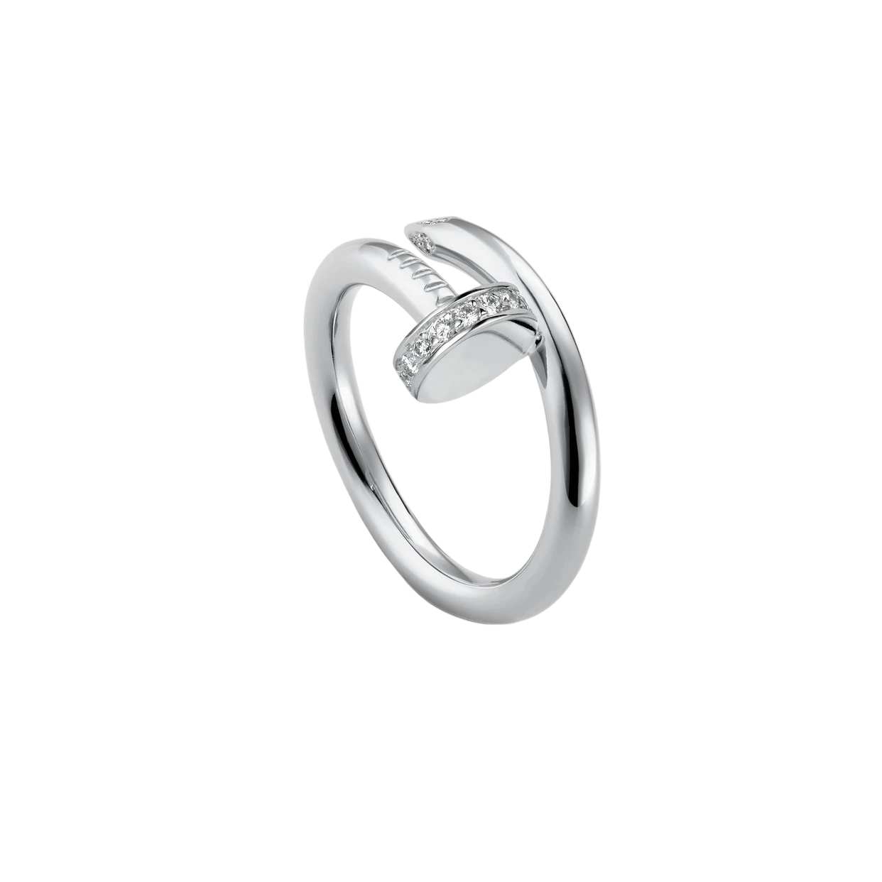2 CARTIER JUSTE UN CLOU RING with brilliant-cut diamonds