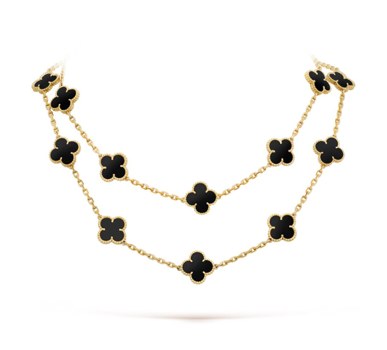 VAN CLEEF 20 CLOVER NECKLACE