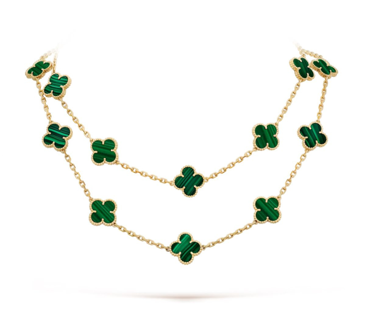 VAN CLEEF 20 CLOVER NECKLACE