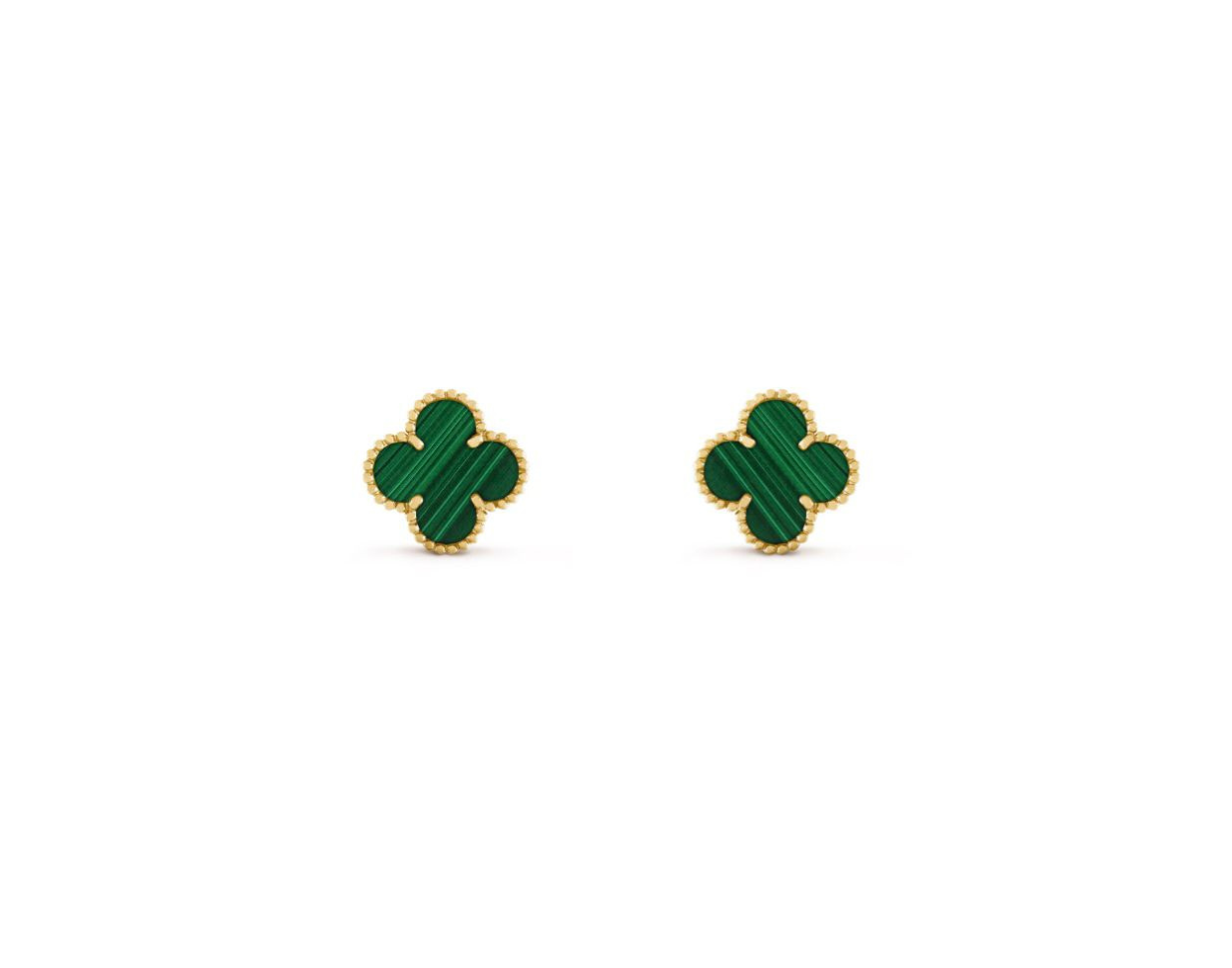 2 V.CA EARRINGS 15mm (18K YELLOW GOLD PLATED)