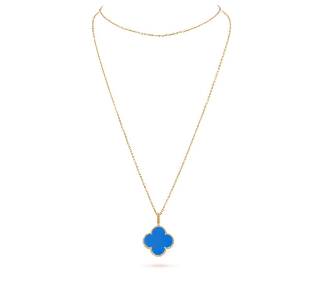 VAN CLEEF MAGIC LONG NECKLACE SINGLE CLOVER