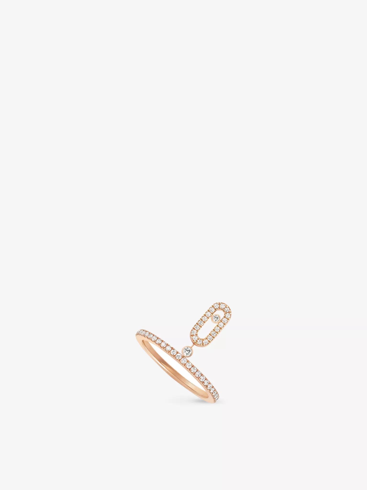 MESSIKA MOVE UNO PAVÉ DROP RING