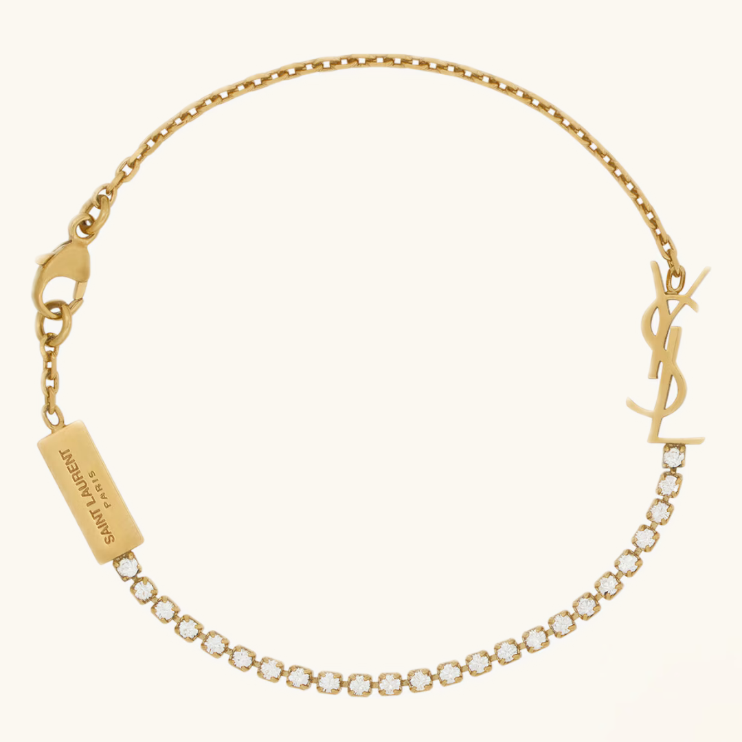 Saint Laurent Cassandre Charm Bracelet
