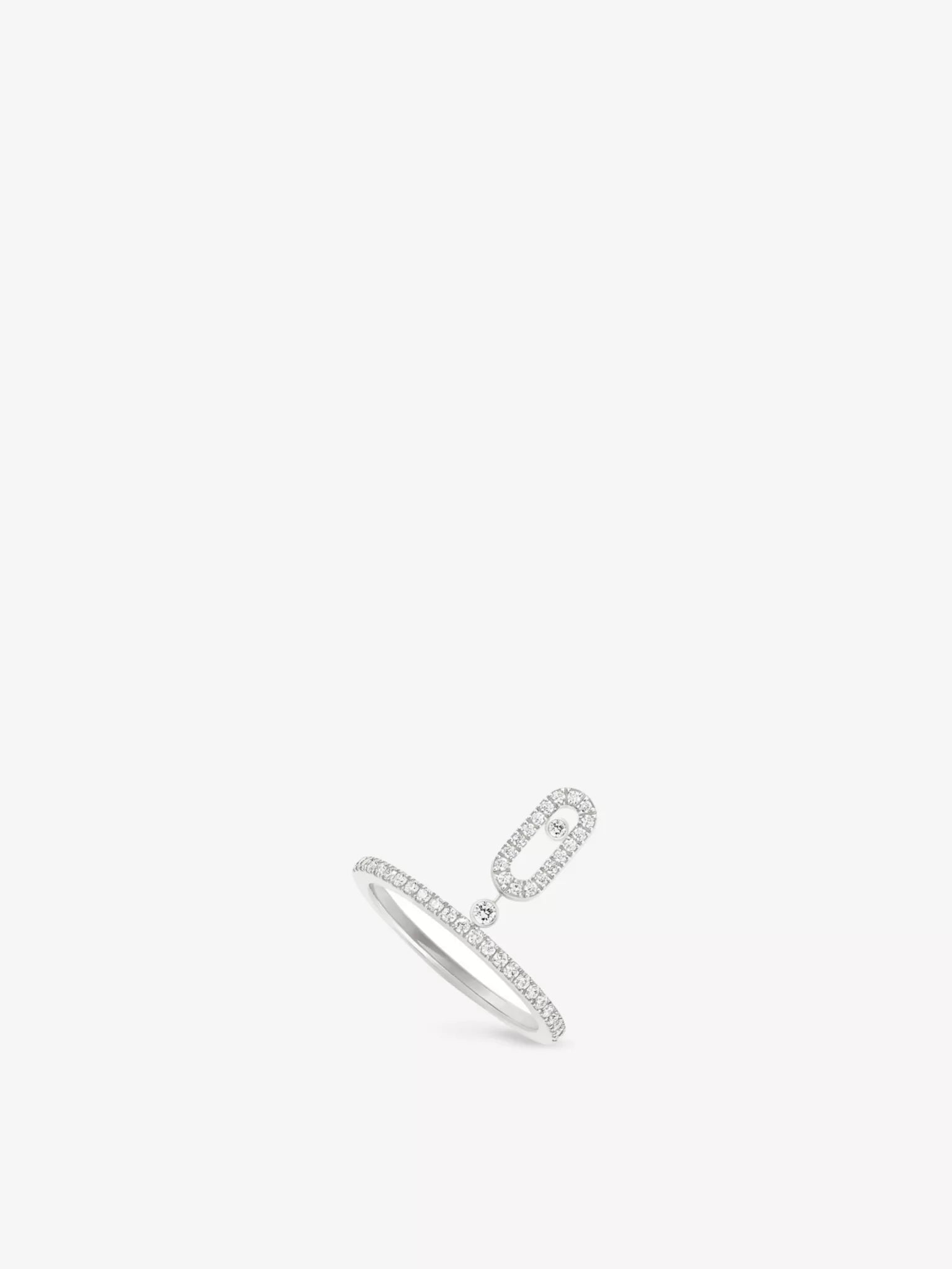 MESSIKA MOVE UNO PAVÉ DROP RING