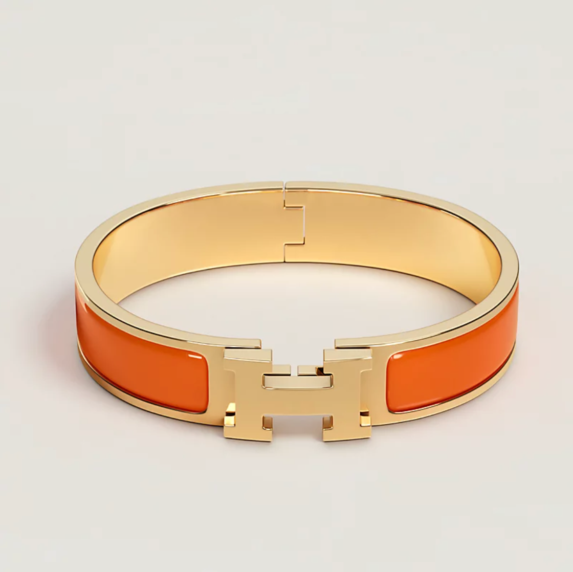 HERMÈS CLIC H BRACELET GOLD