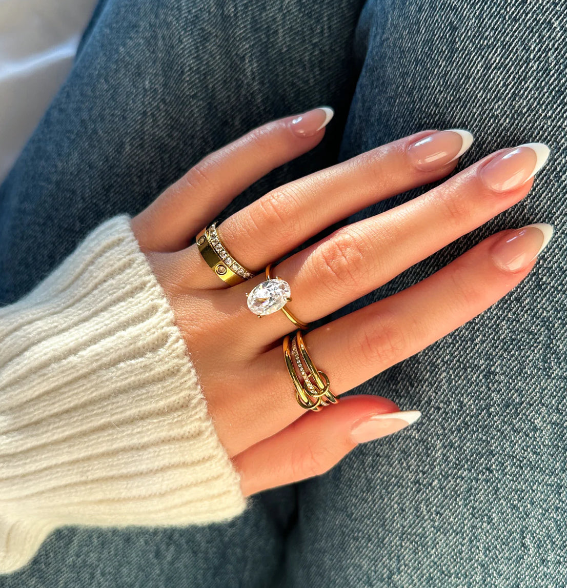 2  Spinelli Kilcollin 18k Gold Ring with Diamond