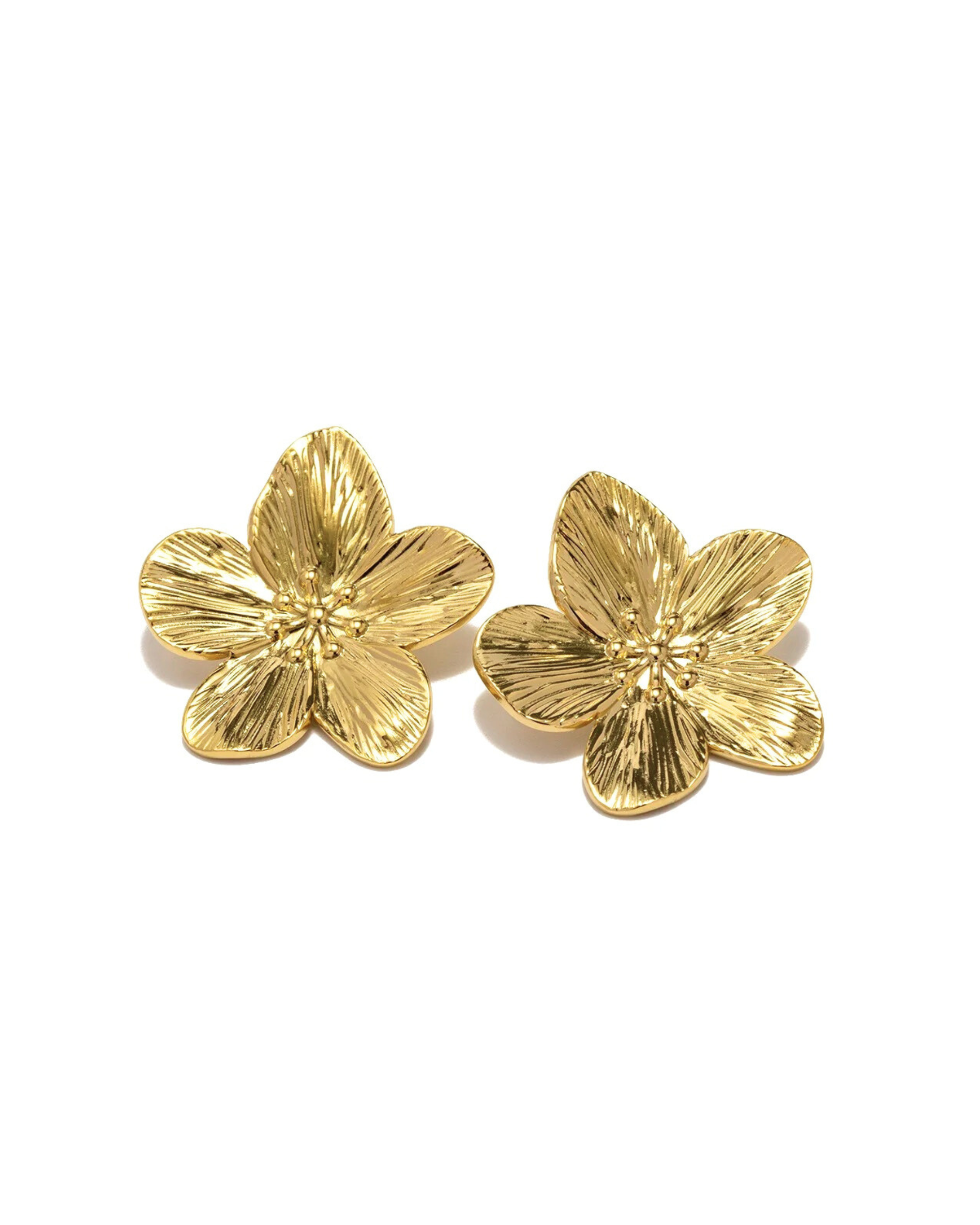 2 Jasmine Earrings Gold