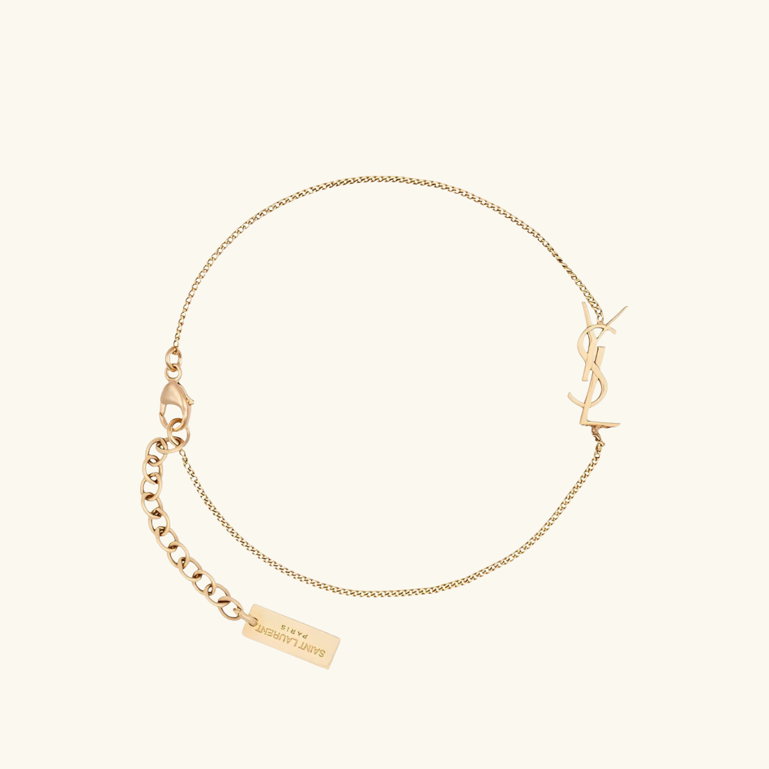 Saint Laurent Cassandre Charm Bracelet