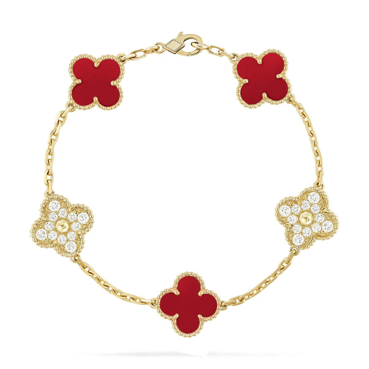 1 VINTAGE VCA BRACELET (18K Yellow Gold/Rose Gold Plated)