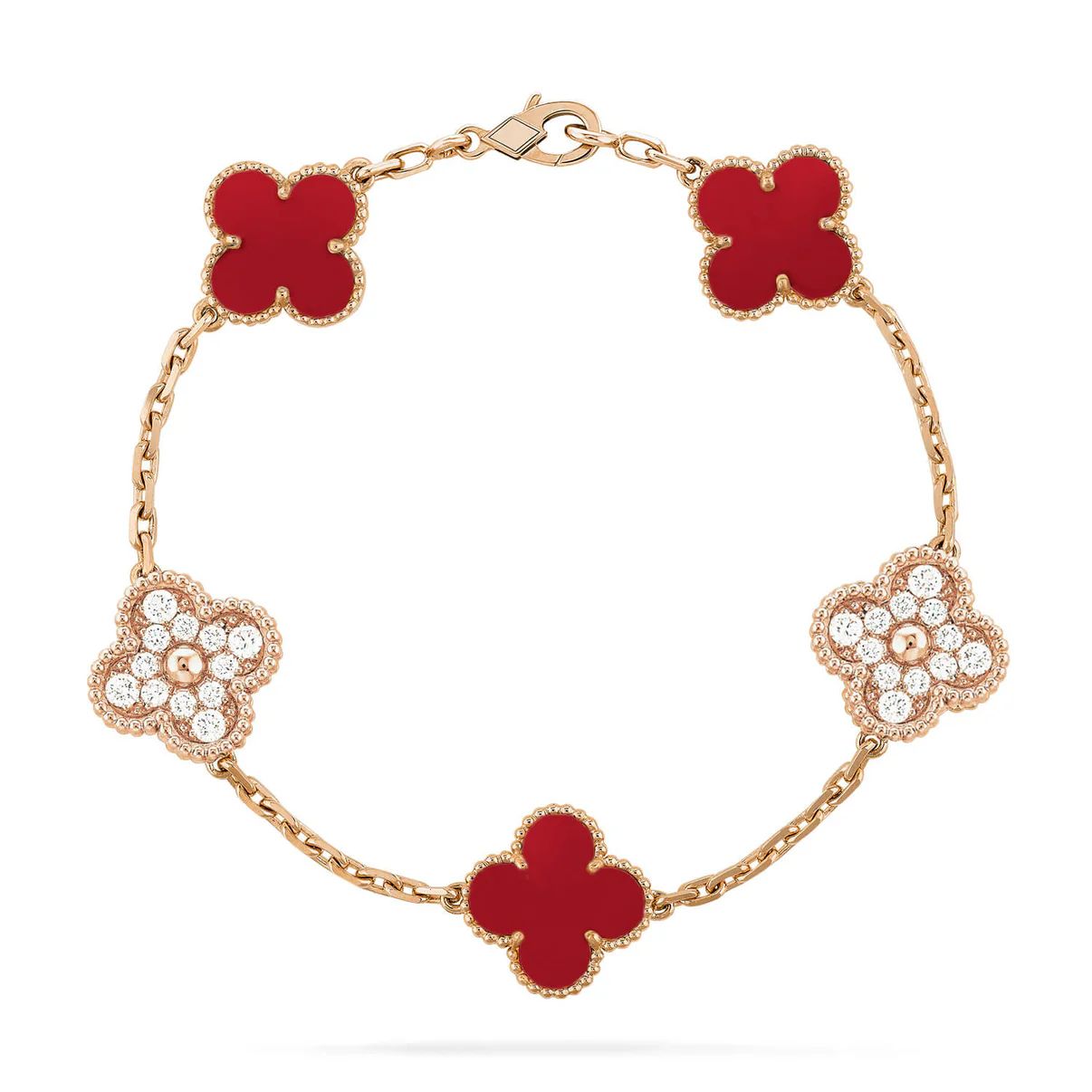 1 VINTAGE VCA BRACELET (18K Yellow Gold/Rose Gold Plated)
