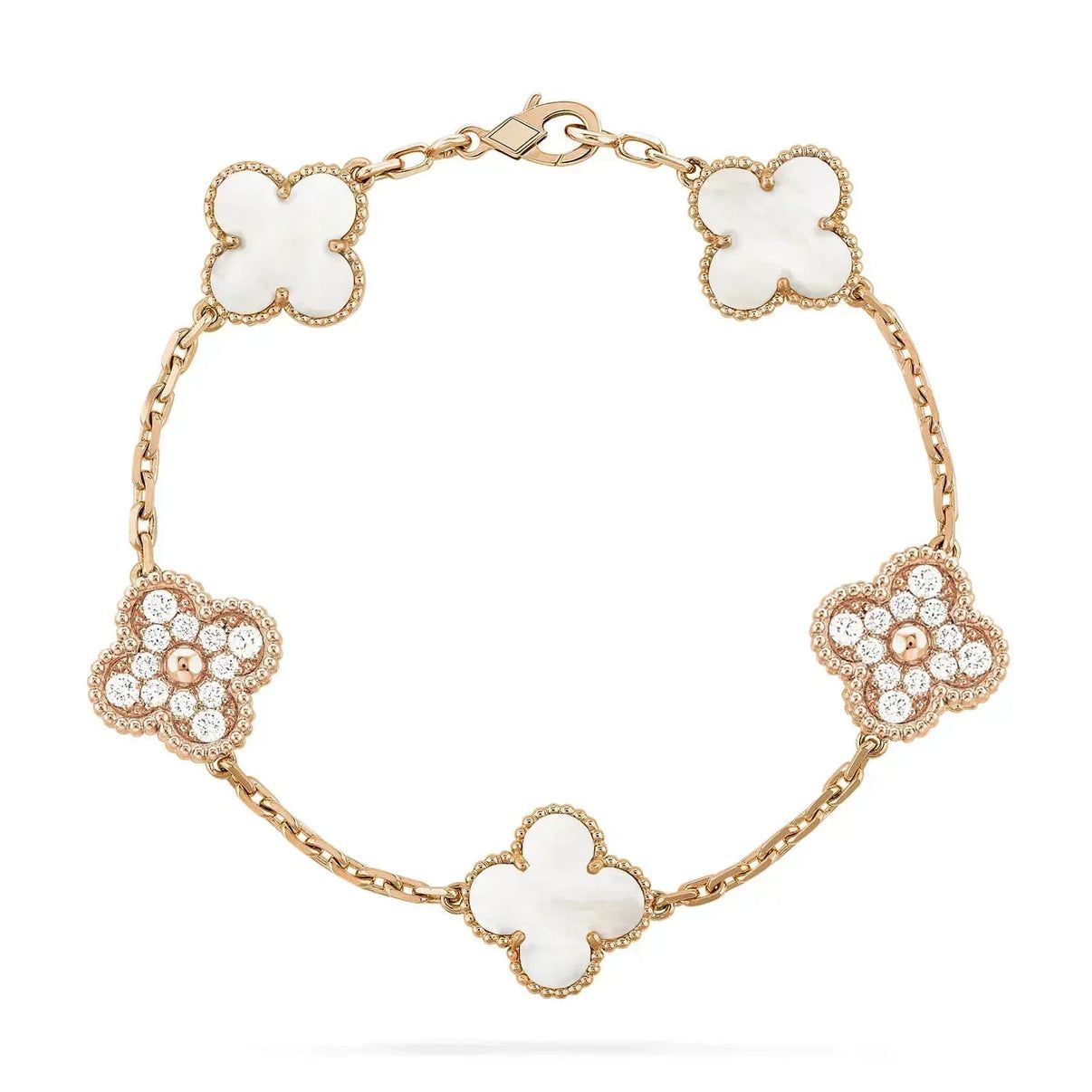 1 VINTAGE VCA BRACELET (18K Yellow Gold/Rose Gold Plated)