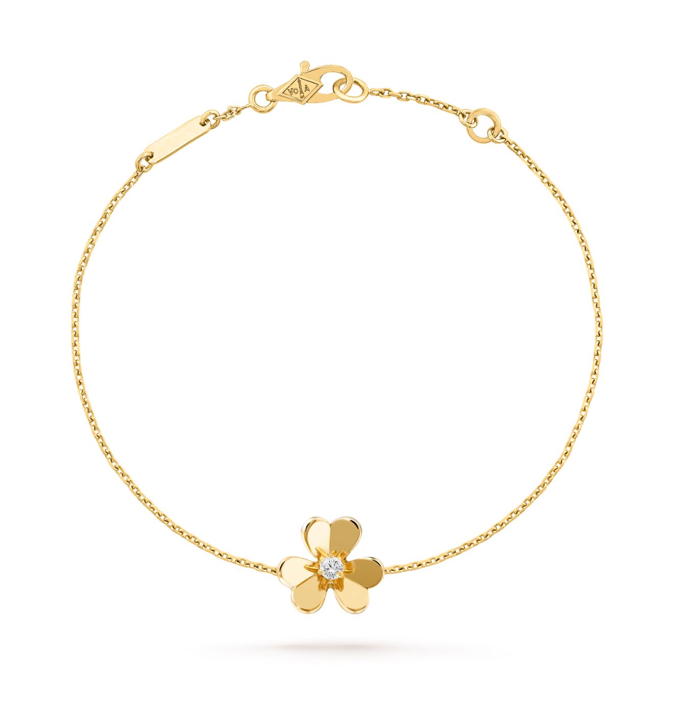 1 V.ANCLEEF FRIVOLE BRACELET (18K YELLOW GOLD PLATED)