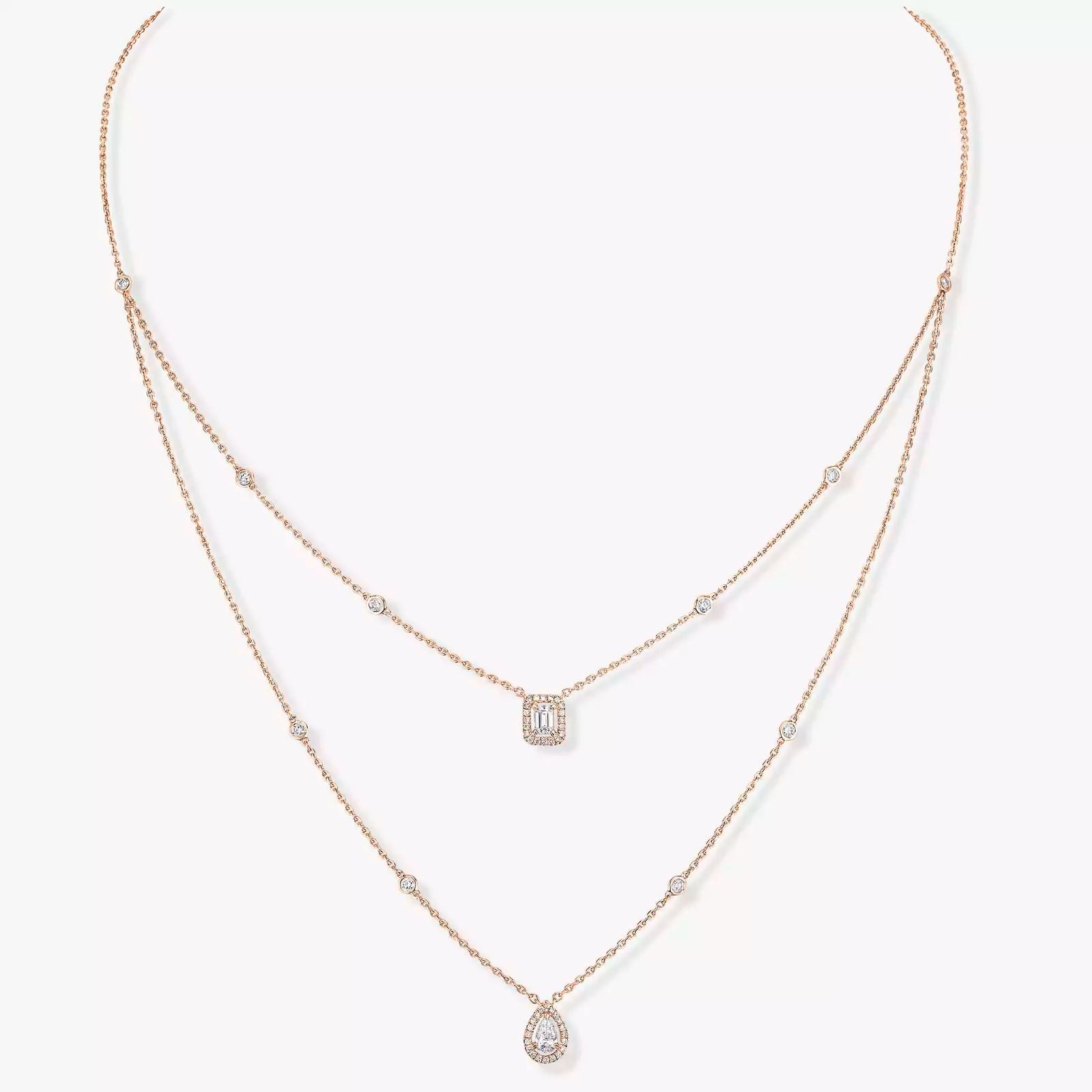 MESSIKA MY TWIN 2 ROWS NECKLACE
