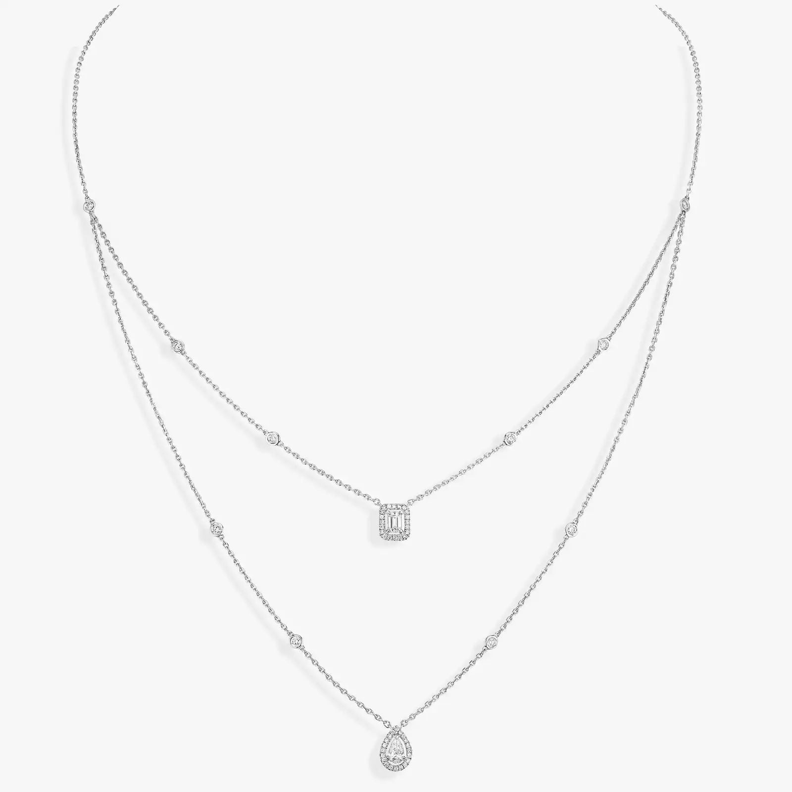 MESSIKA MY TWIN 2 ROWS NECKLACE