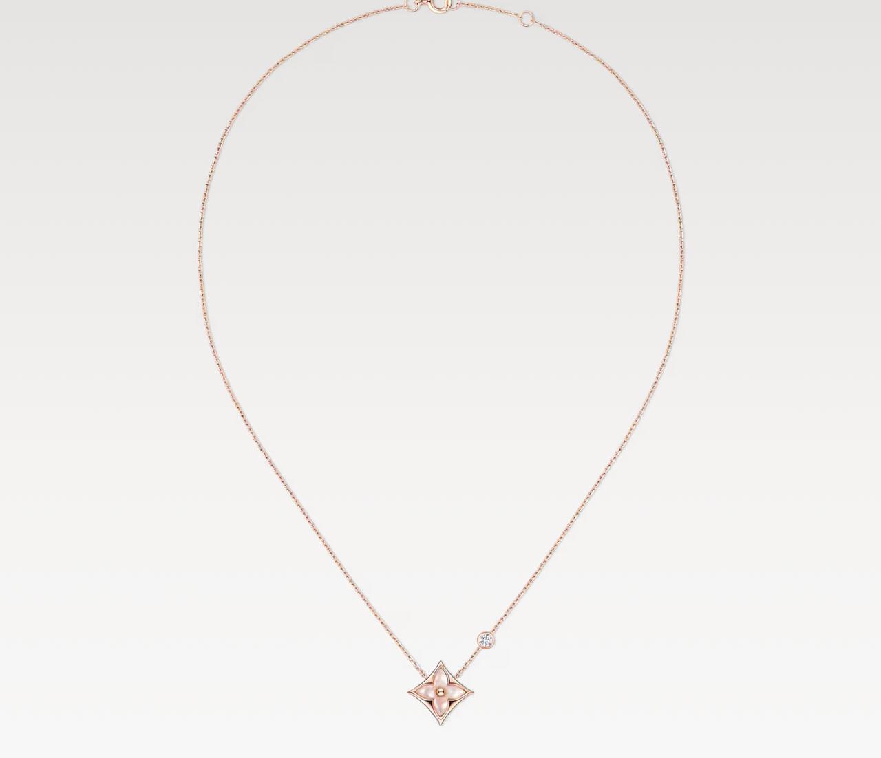 LOUIS VUITTON COLOUR BLOSSOM BB STAR PENDANT PINK SHELL