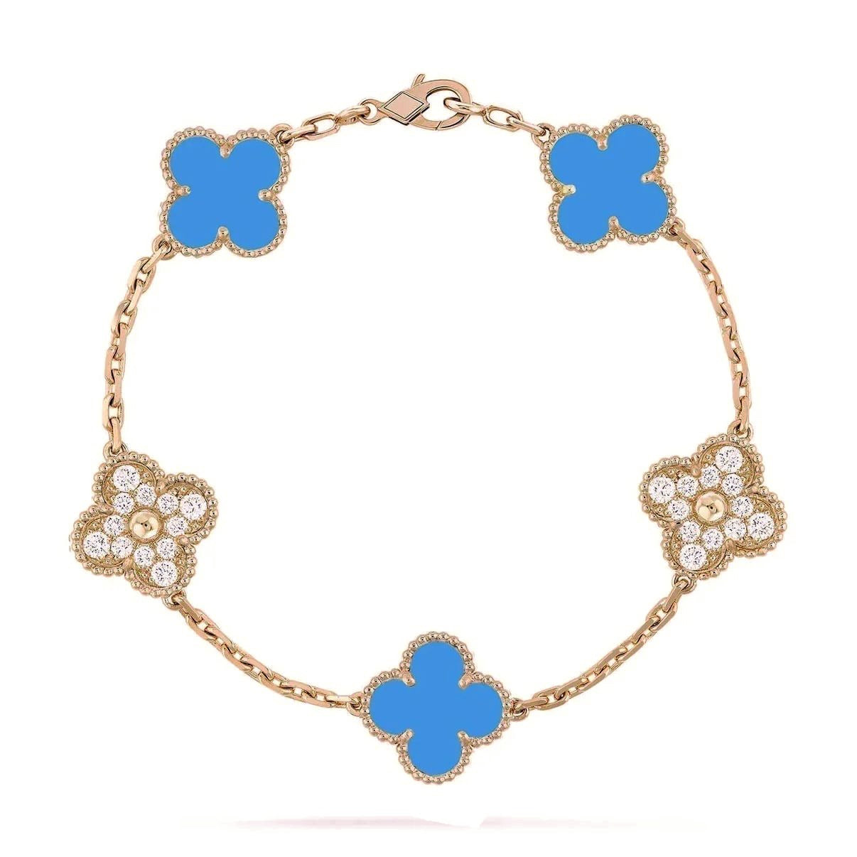 1 VINTAGE VCA BRACELET (18K Yellow Gold/Rose Gold Plated)
