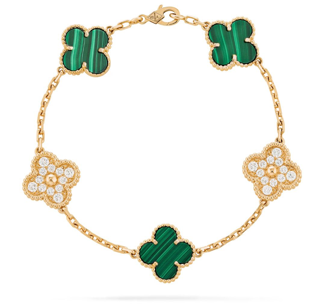 1 VINTAGE VCA BRACELET (18K Yellow Gold/Rose Gold Plated)