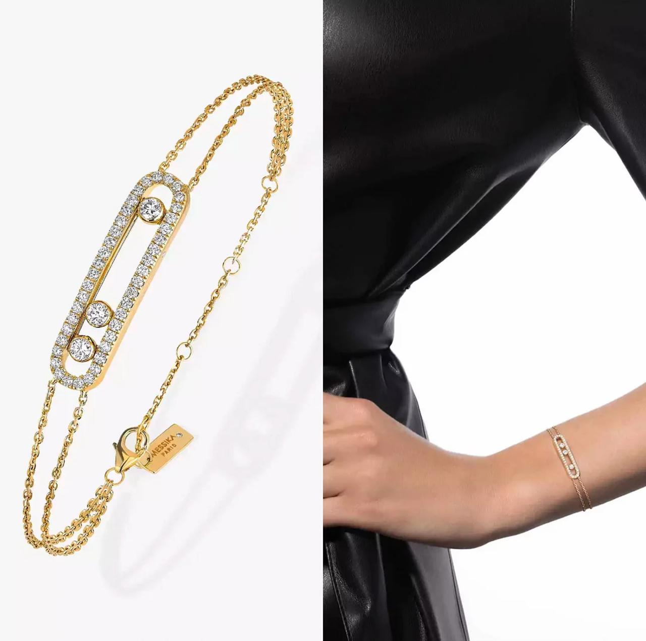1 M.ESSIKA MOVE CLASSIC DIAMOND BRACELET (YELLOW GOLD/ROSE GOLD/WHITE GOLD PLATED)