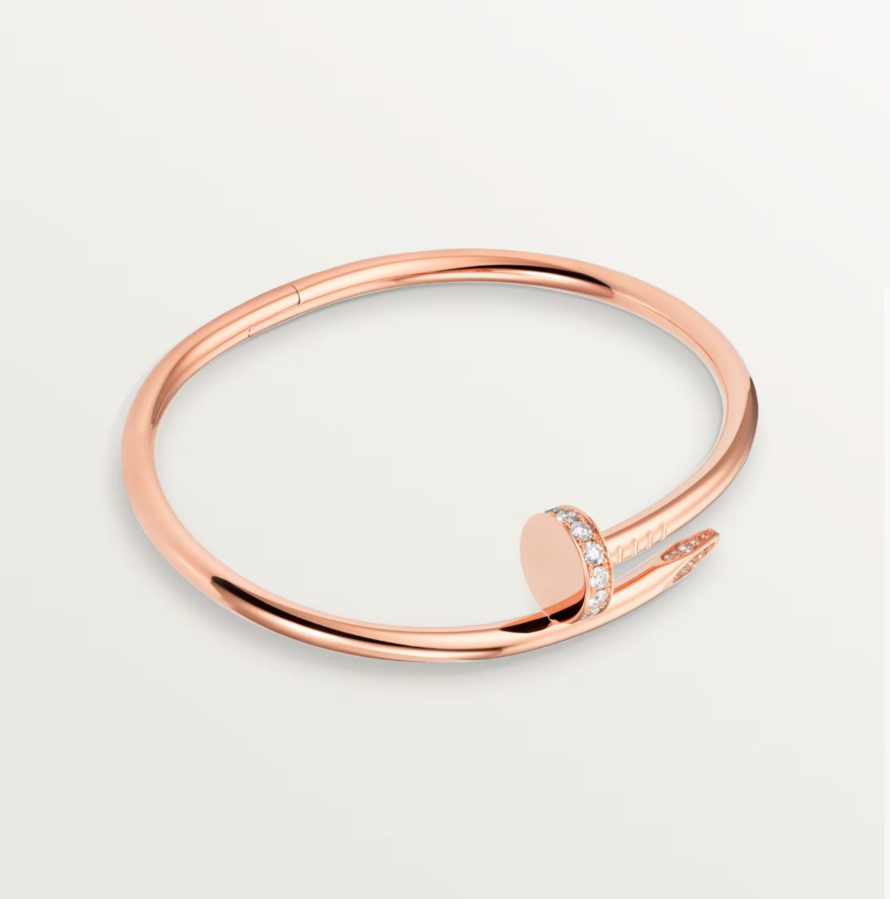 2 C.ARTIER JUSTE UN CLOU BRACELET (18K YELLOW GOLD/ROSE GOLD/WHITE GOLD PLATED)