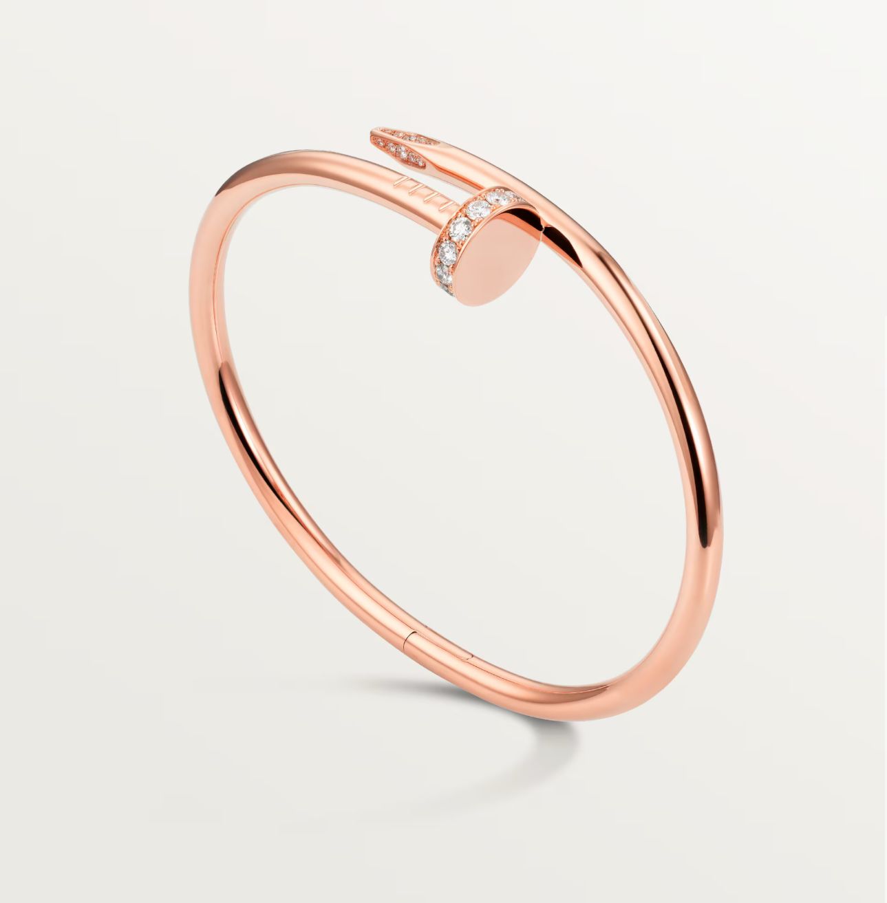2 C.ARTIER JUSTE UN CLOU BRACELET (18K YELLOW GOLD/ROSE GOLD/WHITE GOLD PLATED)
