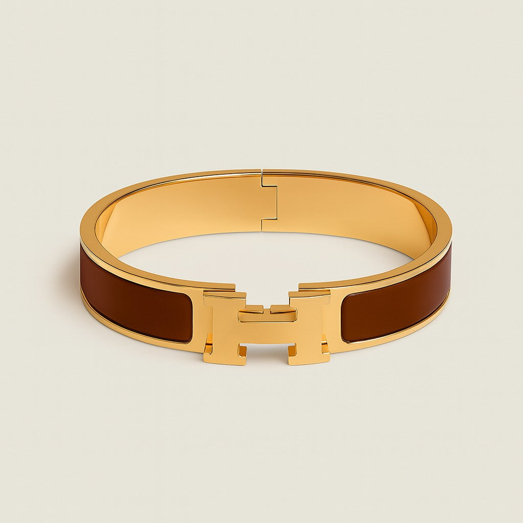 HERMÈS CLIC H BRACELET GOLD