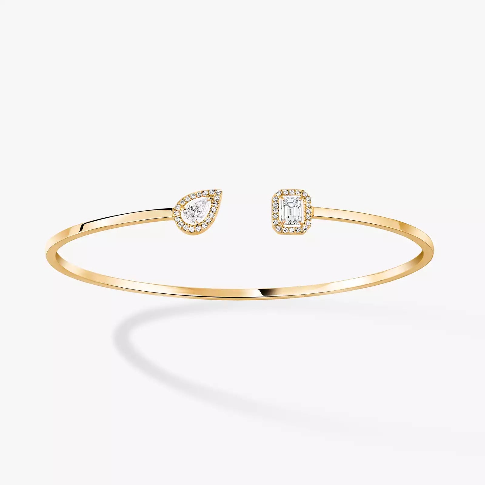2 Messika My Twin toi & moi thin bangle 2x 0.15ct