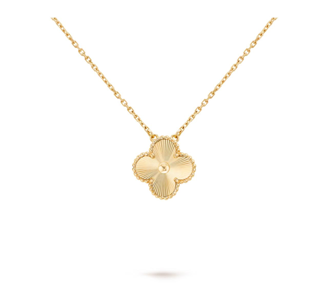 VAN CLEEF NECKLACE SINGLE CLOVER