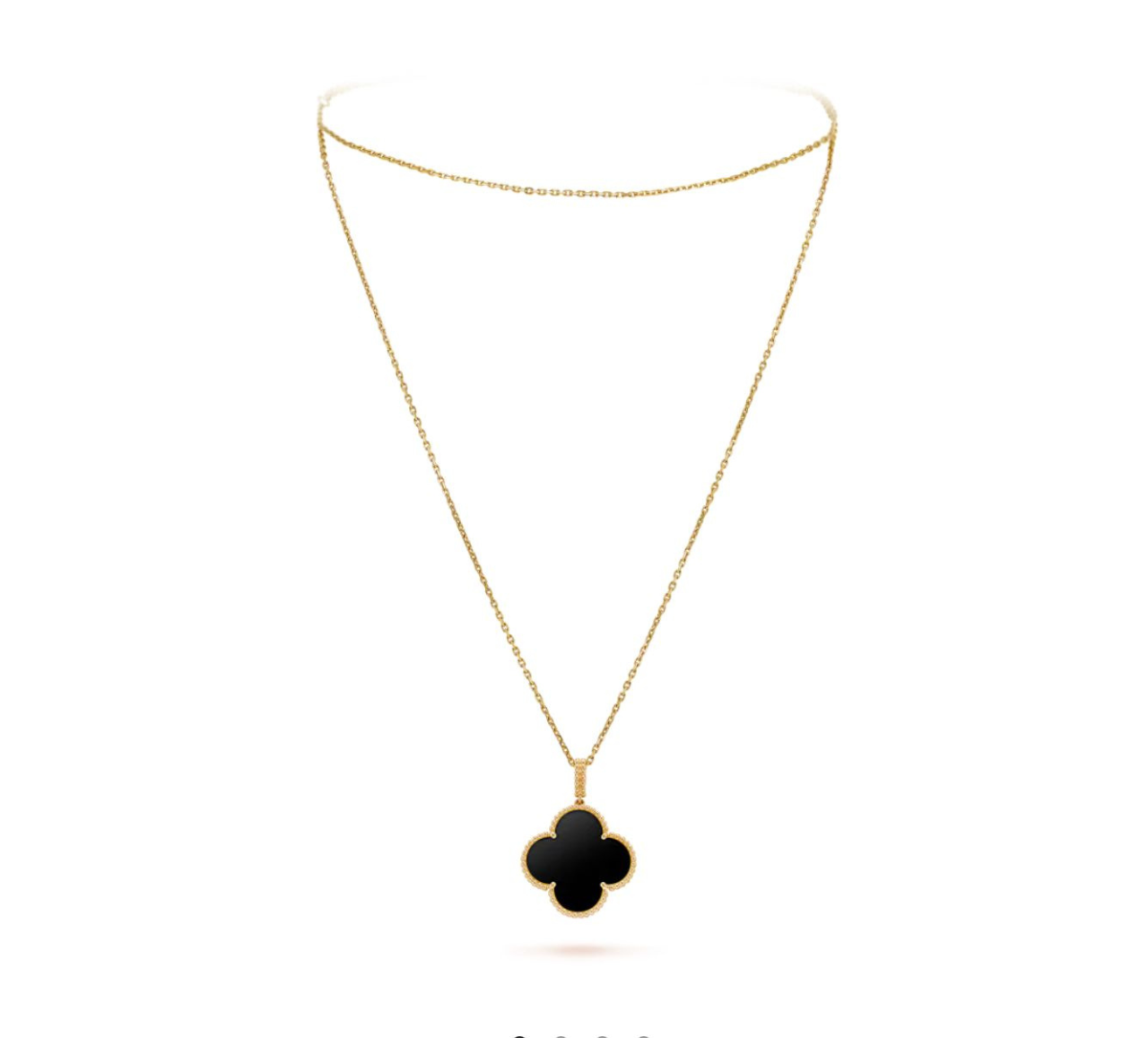 VAN CLEEF MAGIC LONG NECKLACE SINGLE CLOVER