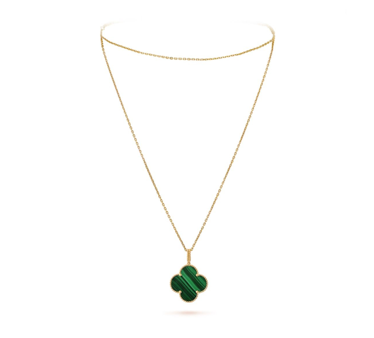 VAN CLEEF MAGIC LONG NECKLACE SINGLE CLOVER